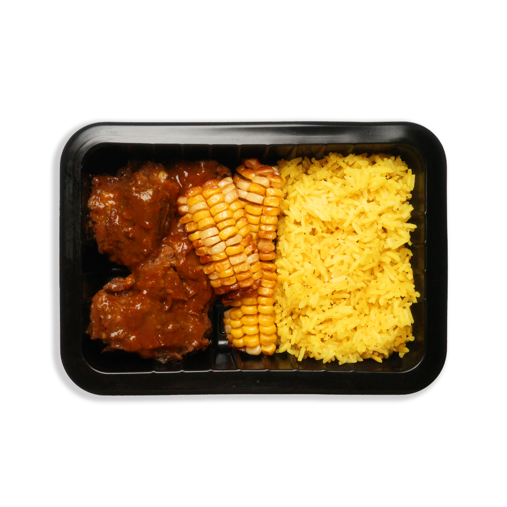 限定！香料咖喱牛展配烤粟米薑黃飯